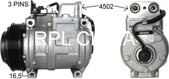 RPLQuality APCOMB5016 - Kompressor, kondisioner furqanavto.az