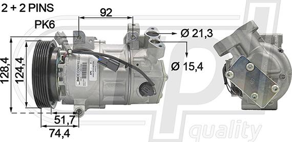 RPLQuality APCORE5087 - Kompressor, kondisioner furqanavto.az