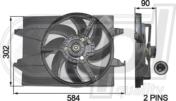 RPLQuality APELFD5019 - Fen, radiator furqanavto.az