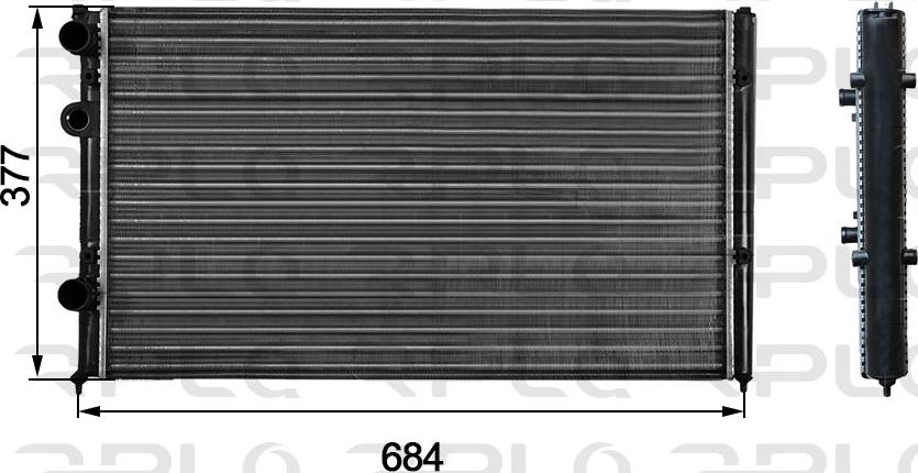 RPL QUALITY APRAVW5014 - Radiator, mühərrikin soyudulması furqanavto.az