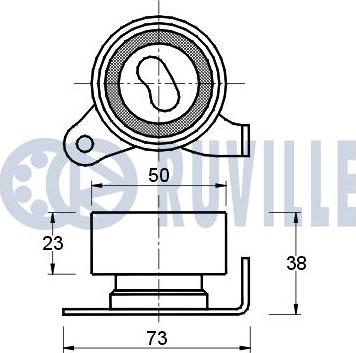 Ruville 540424 - Gərginlik kasnağı, vaxt kəməri furqanavto.az