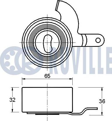 Ruville 540370 - Gərginlik kasnağı, vaxt kəməri furqanavto.az