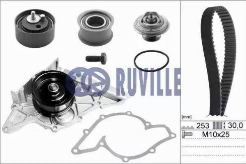 Ruville 55490701 - Su Pompası və Vaxt Kəməri Dəsti furqanavto.az