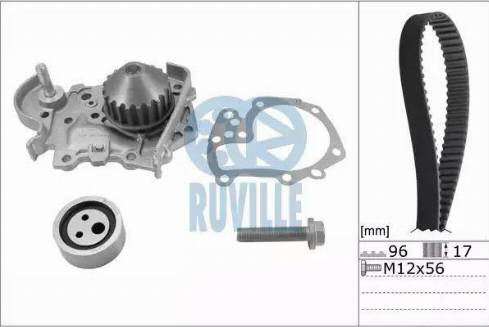 Ruville 55622702 - Su Pompası və Vaxt Kəməri Dəsti furqanavto.az