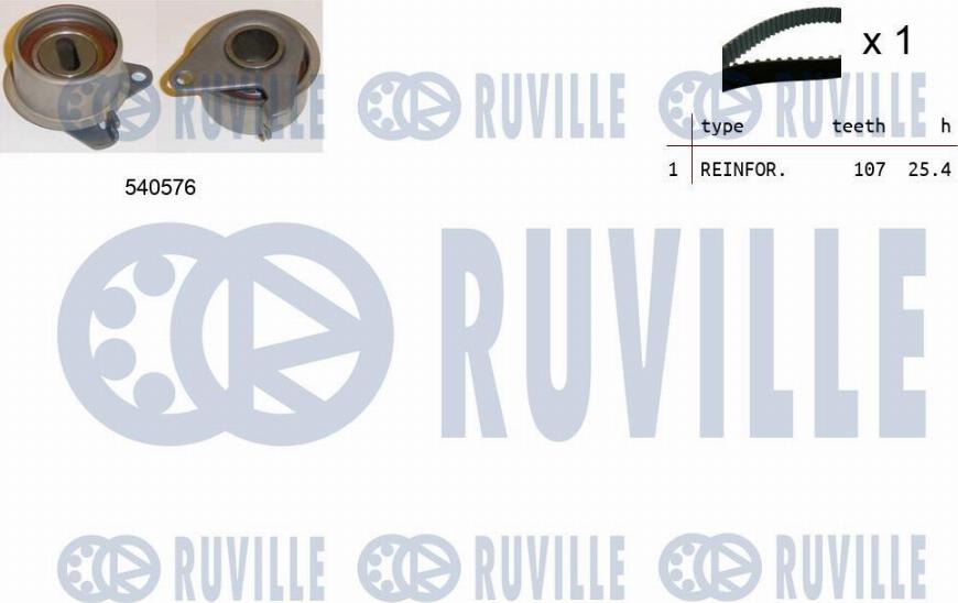 Ruville 550454 - Vaxt kəməri dəsti furqanavto.az