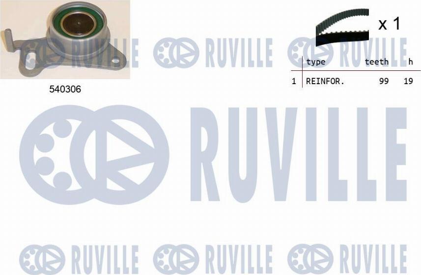 Ruville 550451 - Vaxt kəməri dəsti furqanavto.az