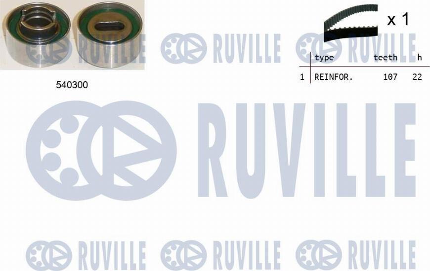 Ruville 550194 - Vaxt kəməri dəsti furqanavto.az