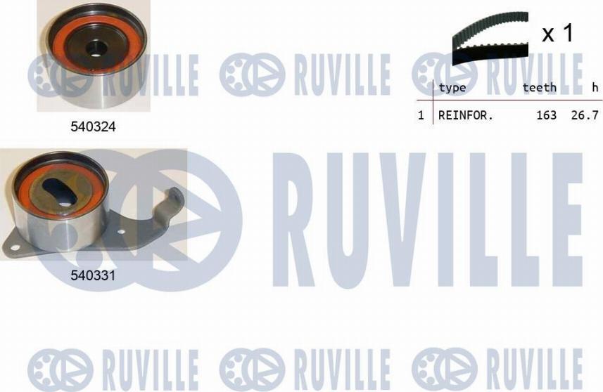 Ruville 550190 - Vaxt kəməri dəsti furqanavto.az