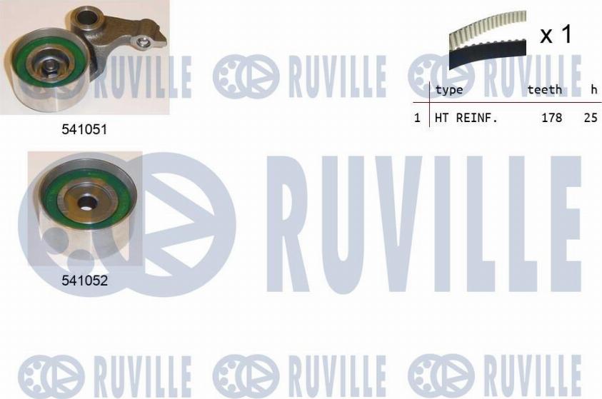Ruville 550156 - Vaxt kəməri dəsti furqanavto.az