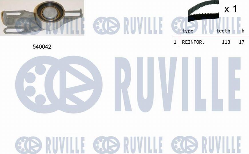 Ruville 550169 - Vaxt kəməri dəsti furqanavto.az