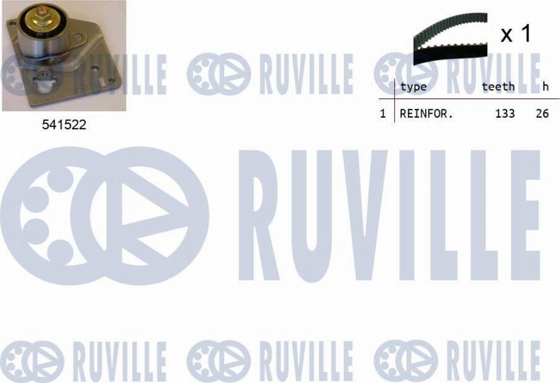 Ruville 550128 - Vaxt kəməri dəsti furqanavto.az