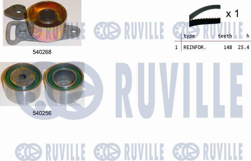 Ruville 550351 - Vaxt kəməri dəsti furqanavto.az