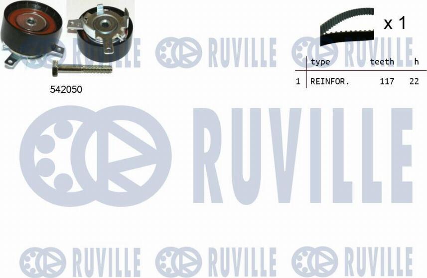 Ruville 550304 - Vaxt kəməri dəsti furqanavto.az