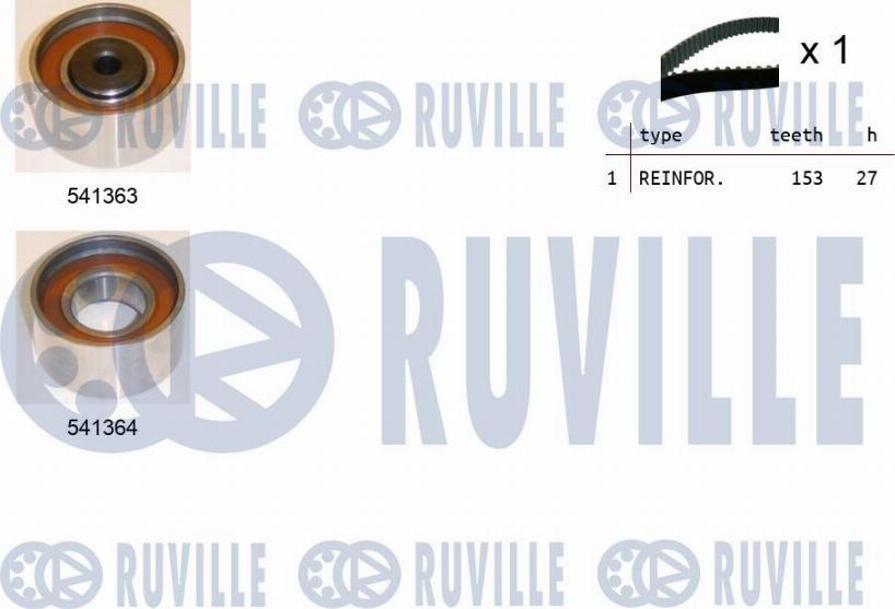 Ruville 550307 - Vaxt kəməri dəsti furqanavto.az