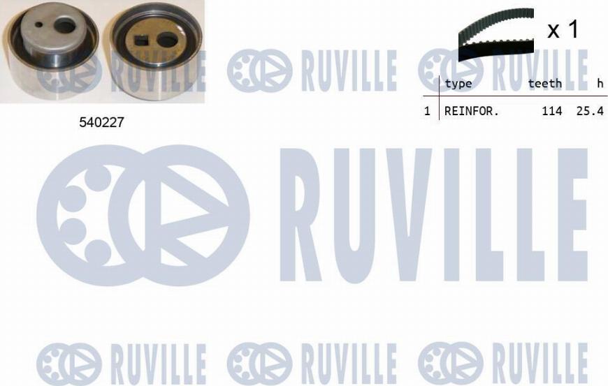Ruville 550218 - Vaxt kəməri dəsti furqanavto.az
