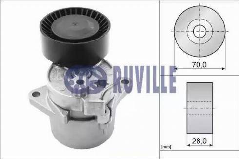 Ruville 55123 - Kəmər Dartıcı, v-yivli kəmər furqanavto.az