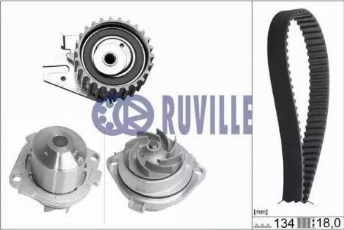 Ruville 55831701 - Su Pompası və Vaxt Kəməri Dəsti furqanavto.az