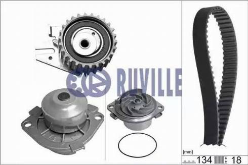 Ruville 55831702 - Su Pompası və Vaxt Kəməri Dəsti furqanavto.az