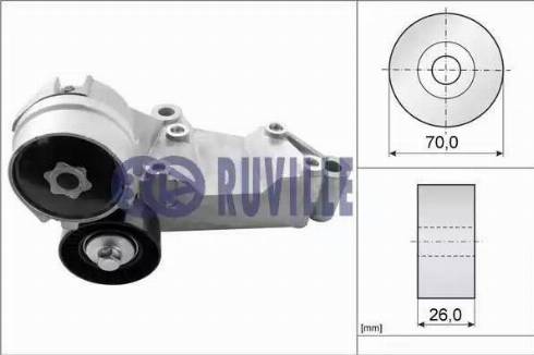 Ruville 55260 - Kəmər Dartıcı, v-yivli kəmər furqanavto.az