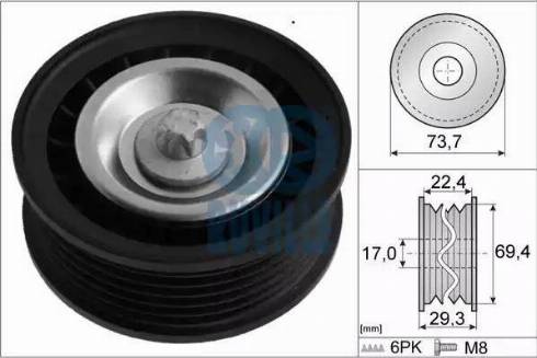 SYNCRONIX SY32078410 - Yönləndirmə / Bələdçi Kasnağı, v-yivli kəmər furqanavto.az