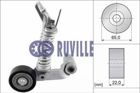 Ruville 57538 - Kəmər Dartıcı, v-yivli kəmər furqanavto.az