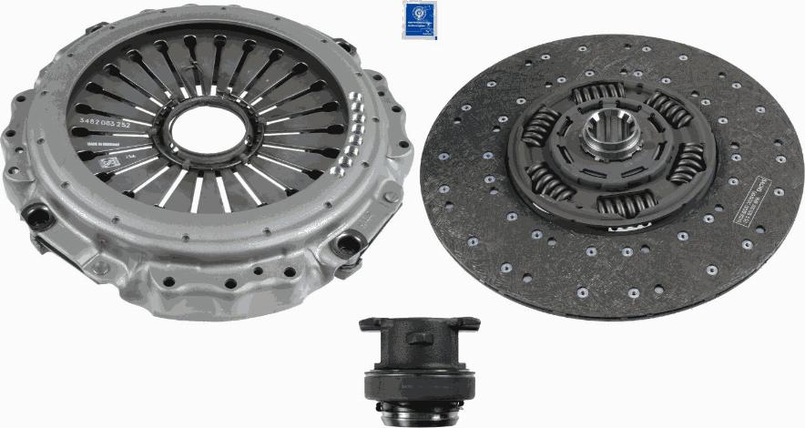 SACHS 3400 700 332 - Debriyaj dəsti furqanavto.az