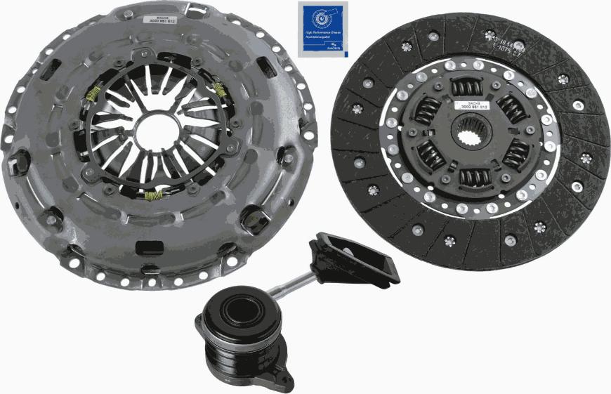 SACHS 3000 990 187 - Debriyaj dəsti furqanavto.az