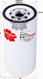 SAKURA FC7104 - Yanacaq filtri furqanavto.az