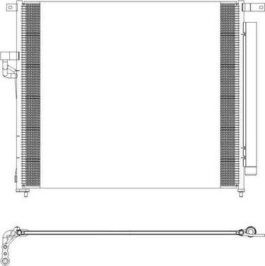 SAKURA Automotive 5161-9804 - Kondenser, kondisioner furqanavto.az