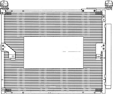 SAKURA Automotive 5271-9801 - Kondenser, kondisioner furqanavto.az