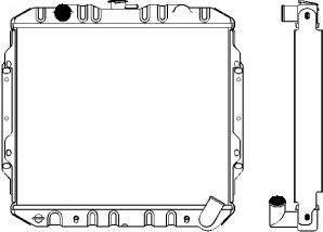 SAKURA Automotive 1131-0201 - Radiator, mühərrikin soyudulması furqanavto.az