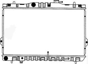 SAKURA Automotive 1220-0110 - Radiator, mühərrikin soyudulması furqanavto.az