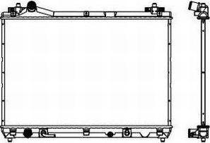 SAKURA Automotive 3431-8501 - Radiator, mühərrikin soyudulması furqanavto.az