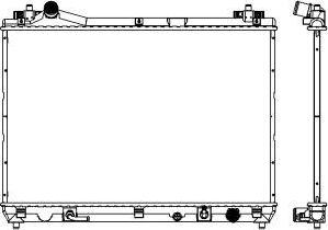 SAKURA Automotive 3431-8502 - Radiator, mühərrikin soyudulması furqanavto.az