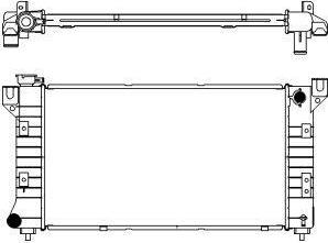 SAKURA Automotive 3091-1010 - Radiator, mühərrikin soyudulması furqanavto.az