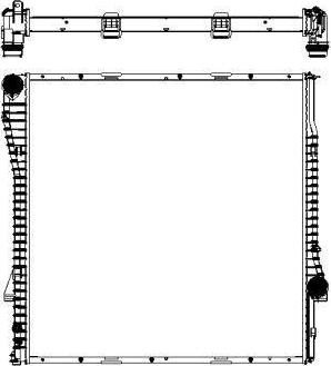 SAKURA Automotive 3011-1009 - Radiator, mühərrikin soyudulması furqanavto.az