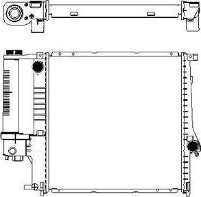 SAKURA Automotive 3011-1006 - Radiator, mühərrikin soyudulması furqanavto.az