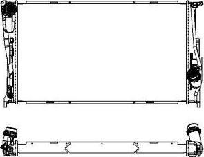 SAKURA Automotive 3011-8501 - Radiator, mühərrikin soyudulması furqanavto.az