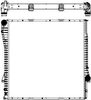 SAKURA Automotive 3012-1001 - Radiator, mühərrikin soyudulması furqanavto.az