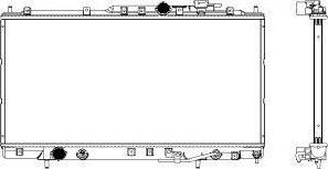 SAKURA Automotive 3321-1030 - Radiator, mühərrikin soyudulması furqanavto.az