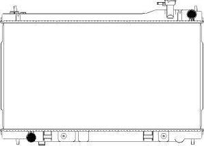 SAKURA Automotive 3251-1008 - Radiator, mühərrikin soyudulması furqanavto.az