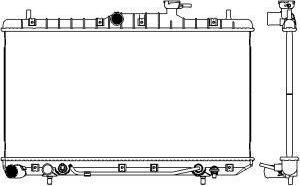 SAKURA Automotive 3221-1009 - Radiator, mühərrikin soyudulması furqanavto.az