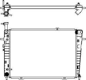 SAKURA Automotive 3221-1012 - Radiator, mühərrikin soyudulması furqanavto.az