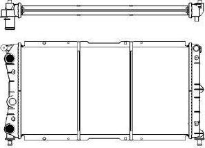 SAKURA Automotive 2152-1001 - Radiator, mühərrikin soyudulması furqanavto.az