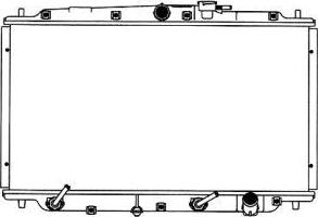 SAKURA Automotive 2211-1012 - Radiator, mühərrikin soyudulması furqanavto.az