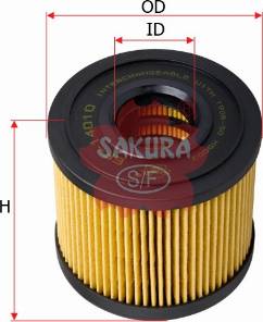 SAKURA Automotive EF-14010 - Yanacaq filtri furqanavto.az