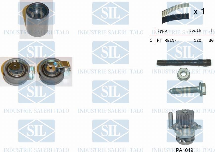 Saleri SIL K2PA1049 - Su Pompası və Vaxt Kəməri Dəsti furqanavto.az