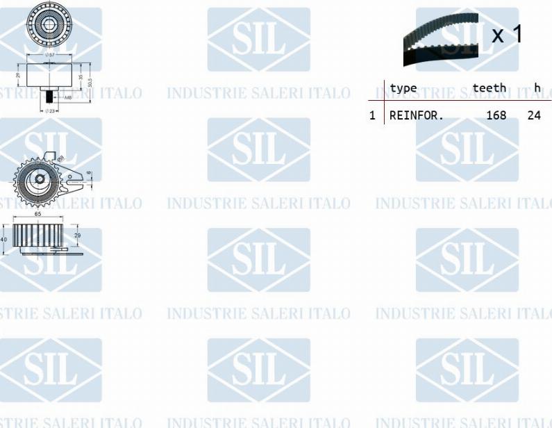 Saleri SIL TK1144 - Vaxt kəməri dəsti furqanavto.az