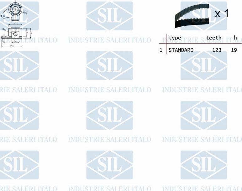 Saleri SIL TK1161 - Vaxt kəməri dəsti furqanavto.az