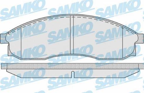 Samko 5SP942 - Əyləc altlığı dəsti, əyləc diski furqanavto.az